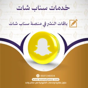باقات النشر في منصة سنات شات